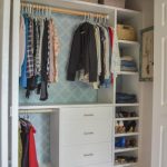 Custom small closet system