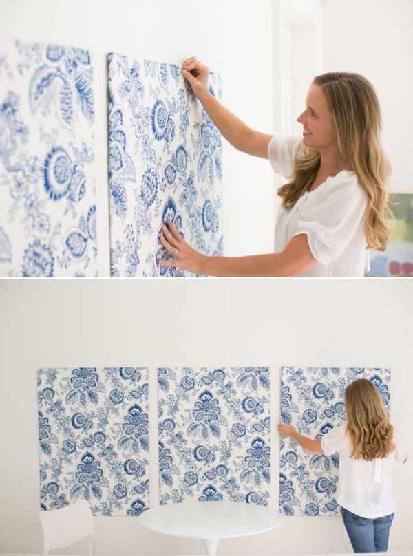 DIY Fabric Wall Panels