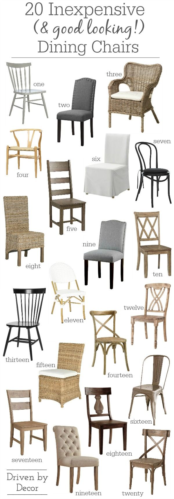 15 Inexpensive Dining Chairs (That Don't Look Cheap!)
