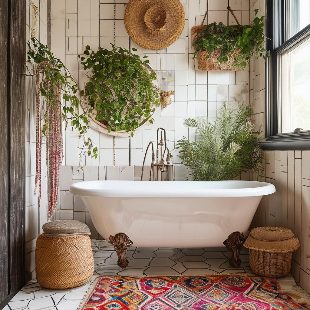 Creating a Bohemian Oasis: Boho Bathroom Design Inspiration