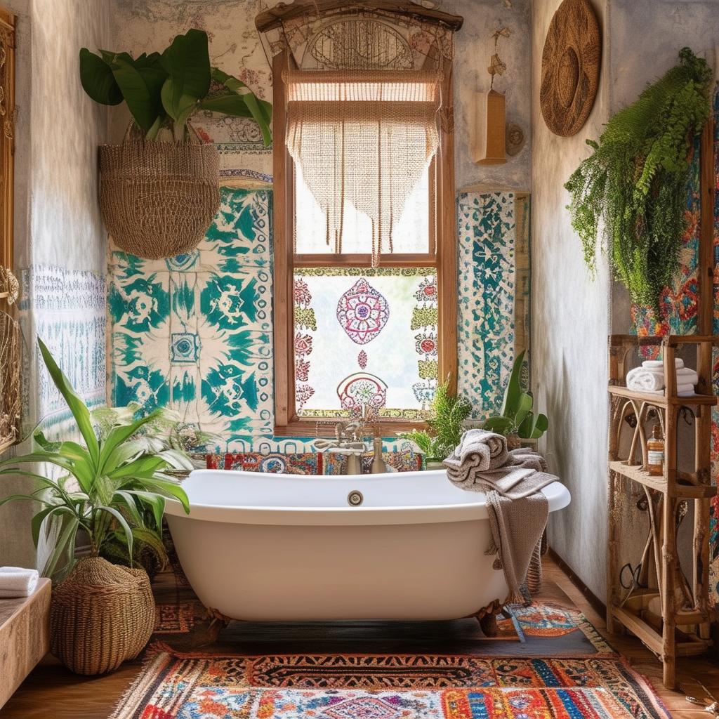 Boho Bliss: Creating a Bohemian Oasis in Your Bathroom