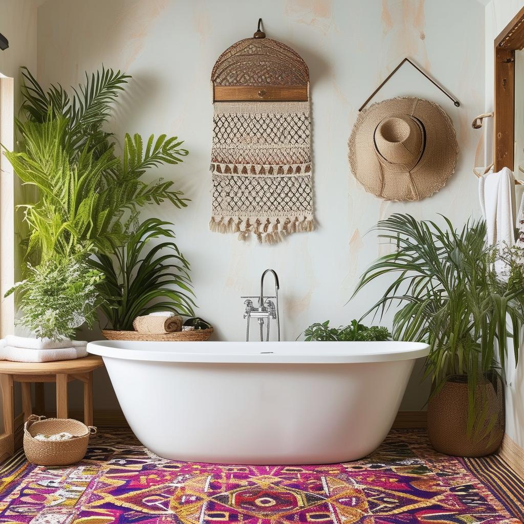 Embracing Boho: Transforming Your Bathroom with Eclectic Flair