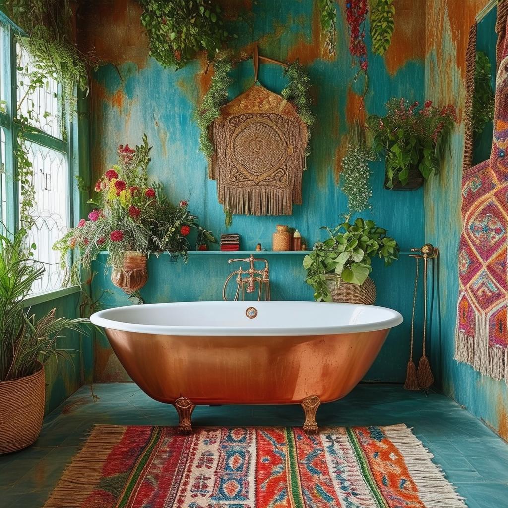 Boho Bliss: Designing a Bohemian Bathroom Haven