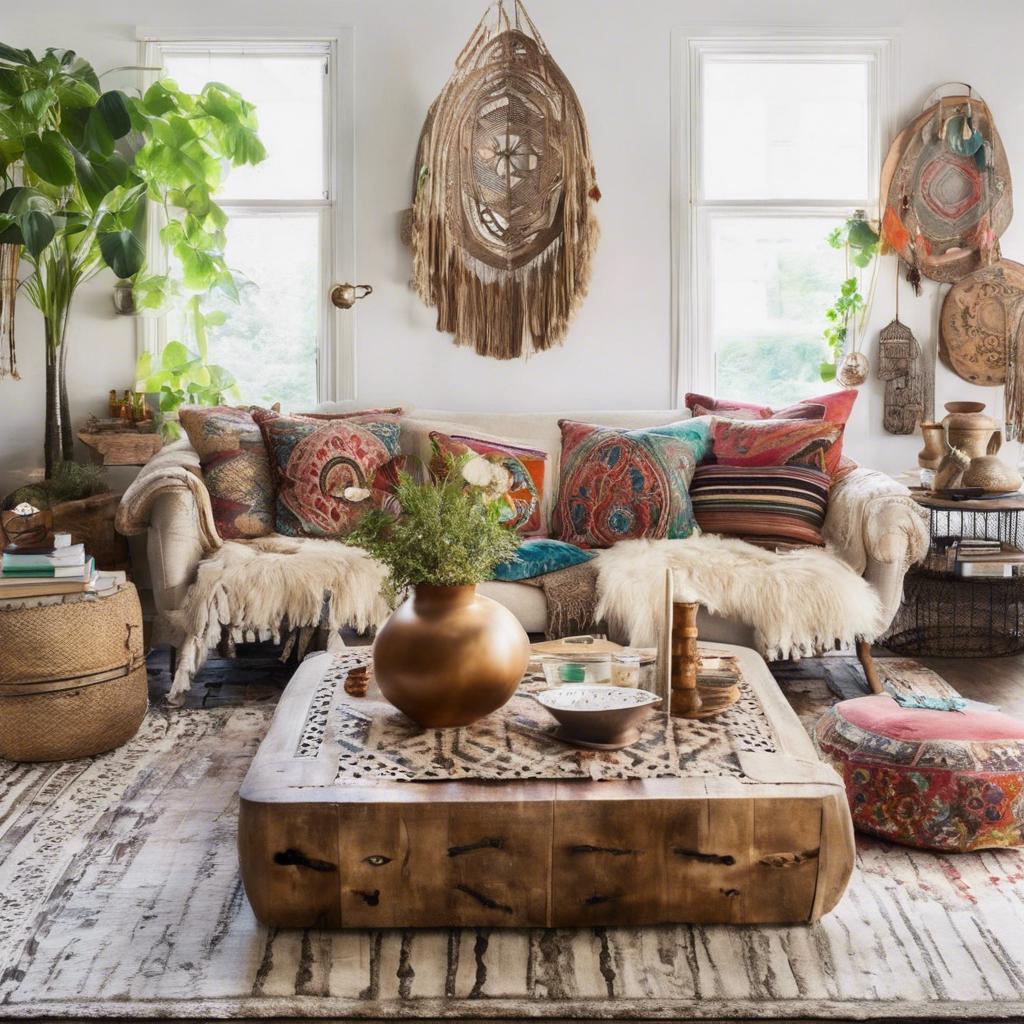 Boho Living Room Furniture: ⁣Mix and⁣ Match for ⁣Eclectic Charm