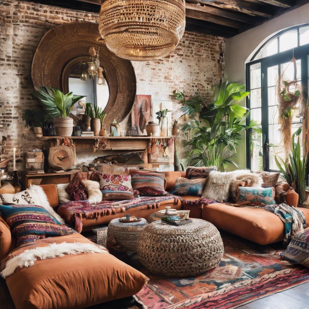 Boho Living Room Plants: Lush Greenery for a Relaxing Vibe