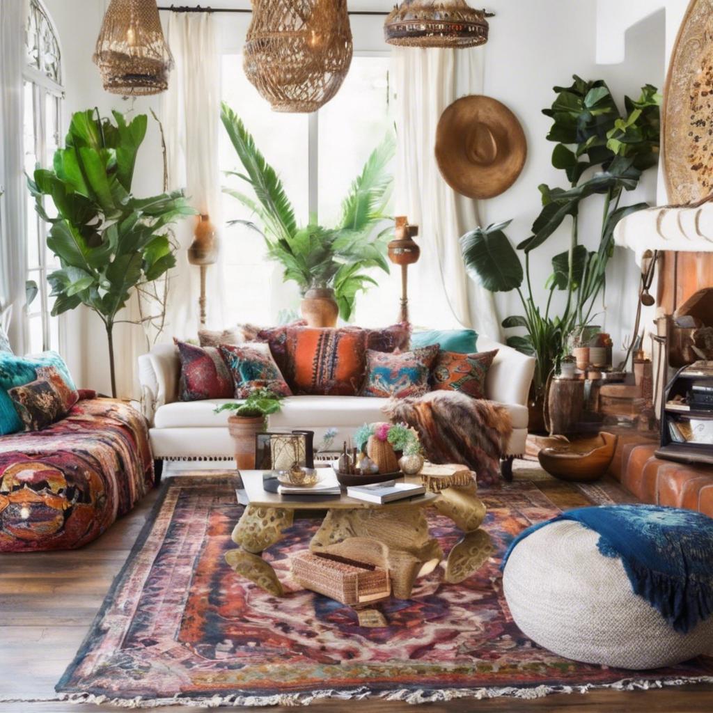 Create a Boho Living Room Oasis with Natural Elements