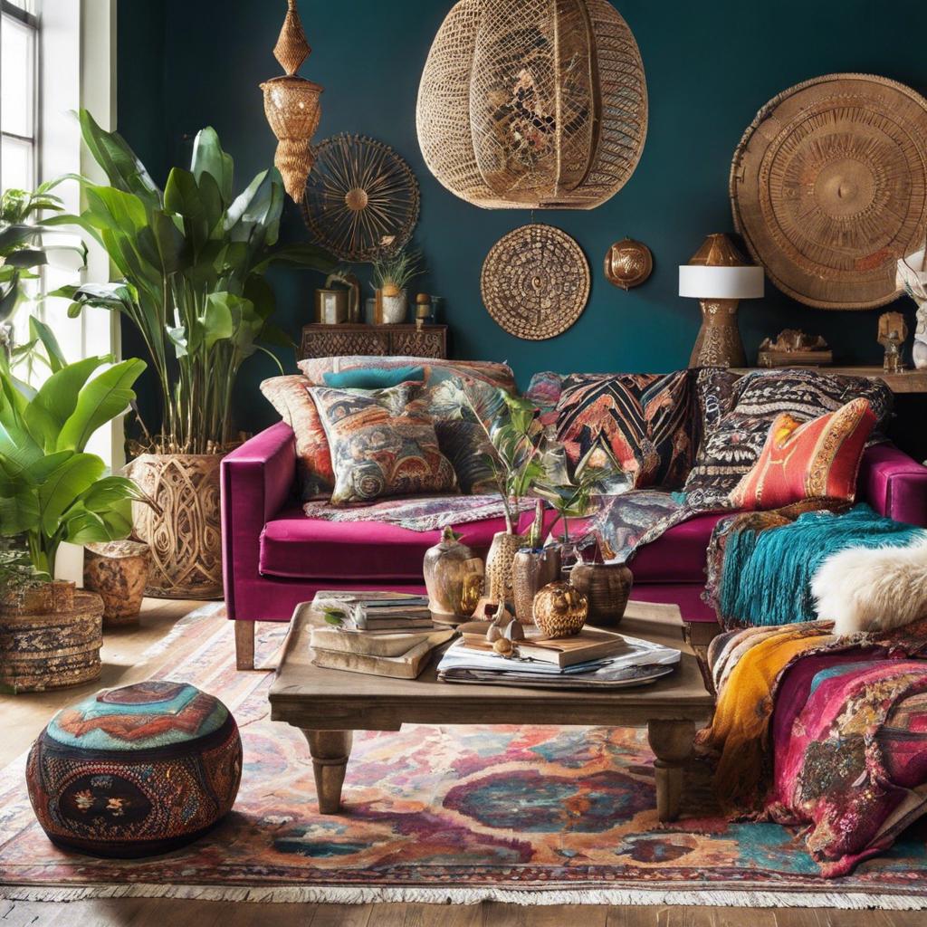 Embrace Boho Living Room Colors: Earthy Tones and Vibrant Accents