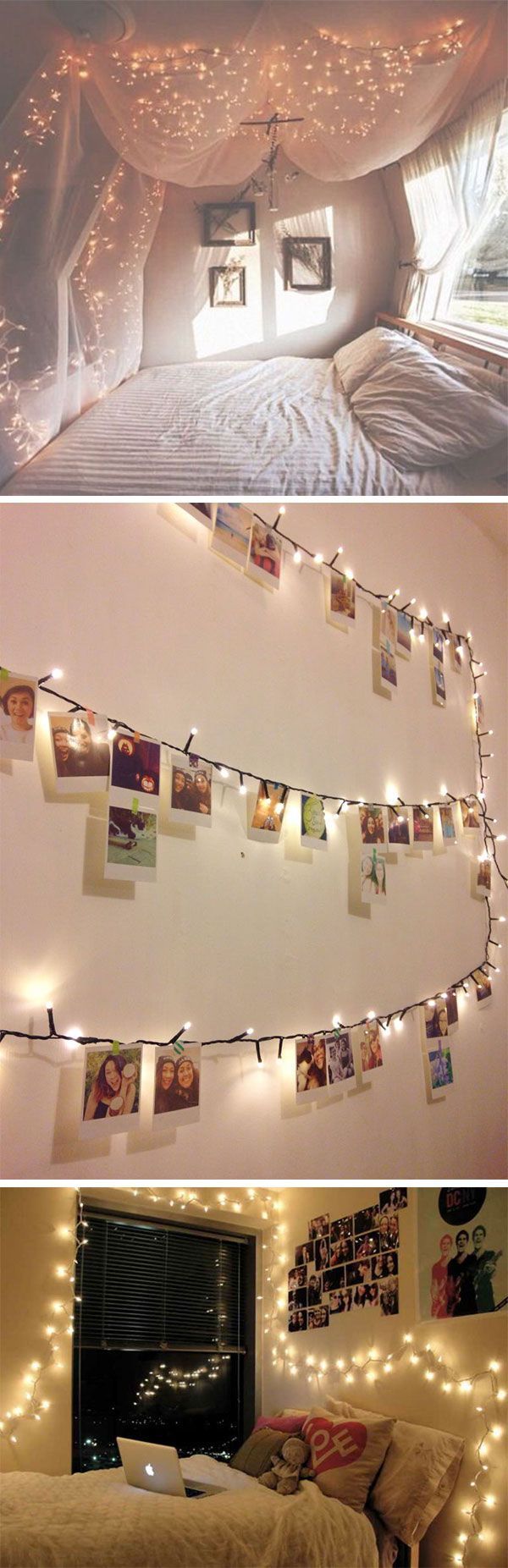 13 ways to use fairy lights and make your bedroom look magical