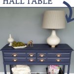 Repurposed Dresser into a useful hall table
