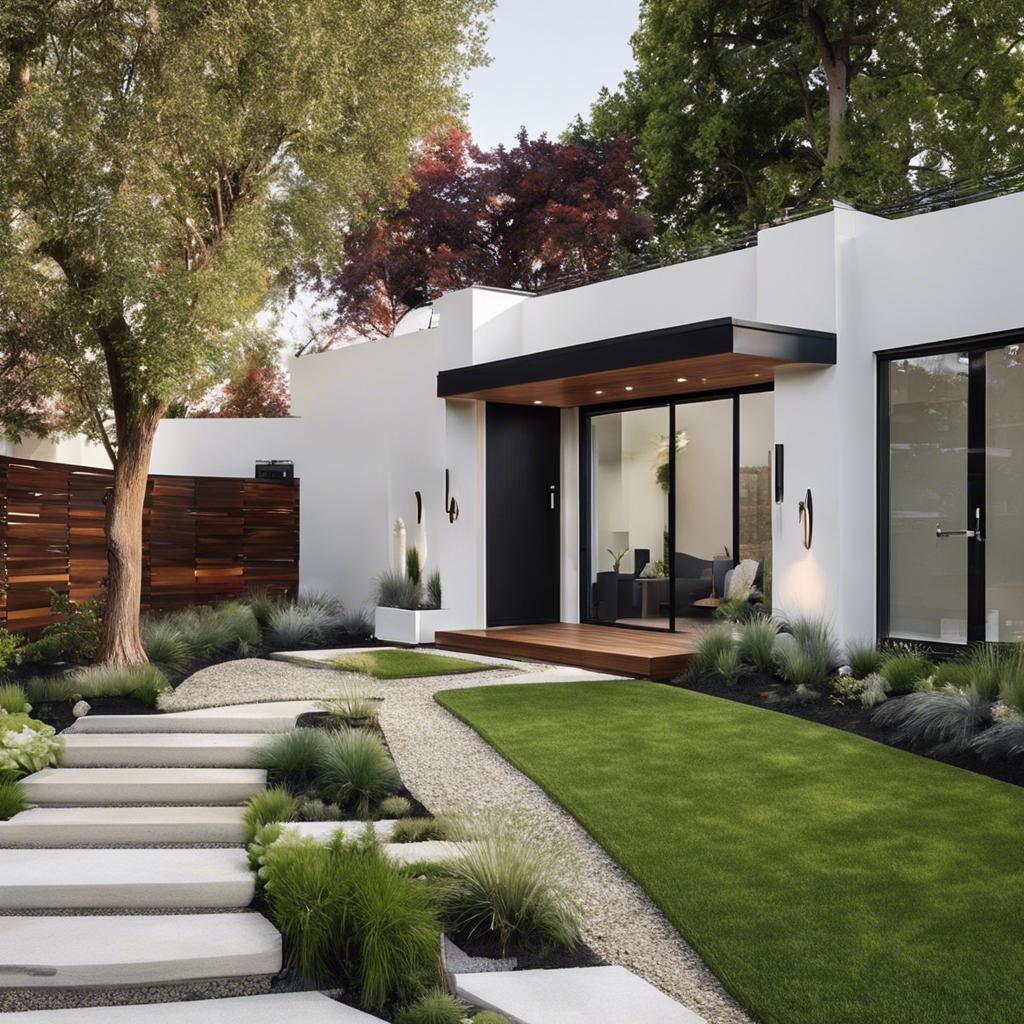 Incorporating⁤ Minimalist Elements:‌ Streamlining Your Modern Front Yard Design