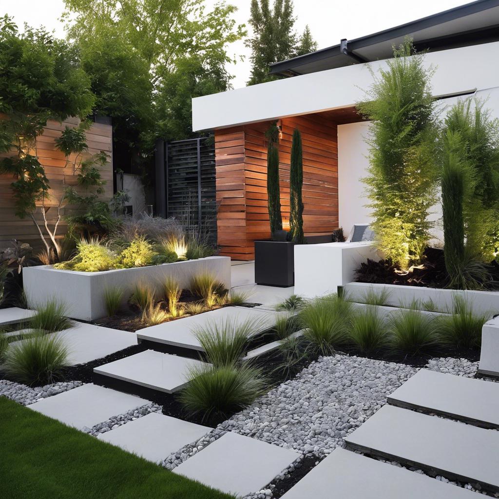 Enhancing Privacy and Security in Your Modern ⁣Frontyard Design