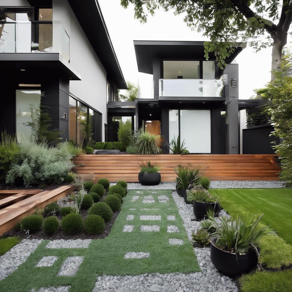 Incorporating Sustainable Elements into⁤ Your​ Modern Frontyard ⁢Design