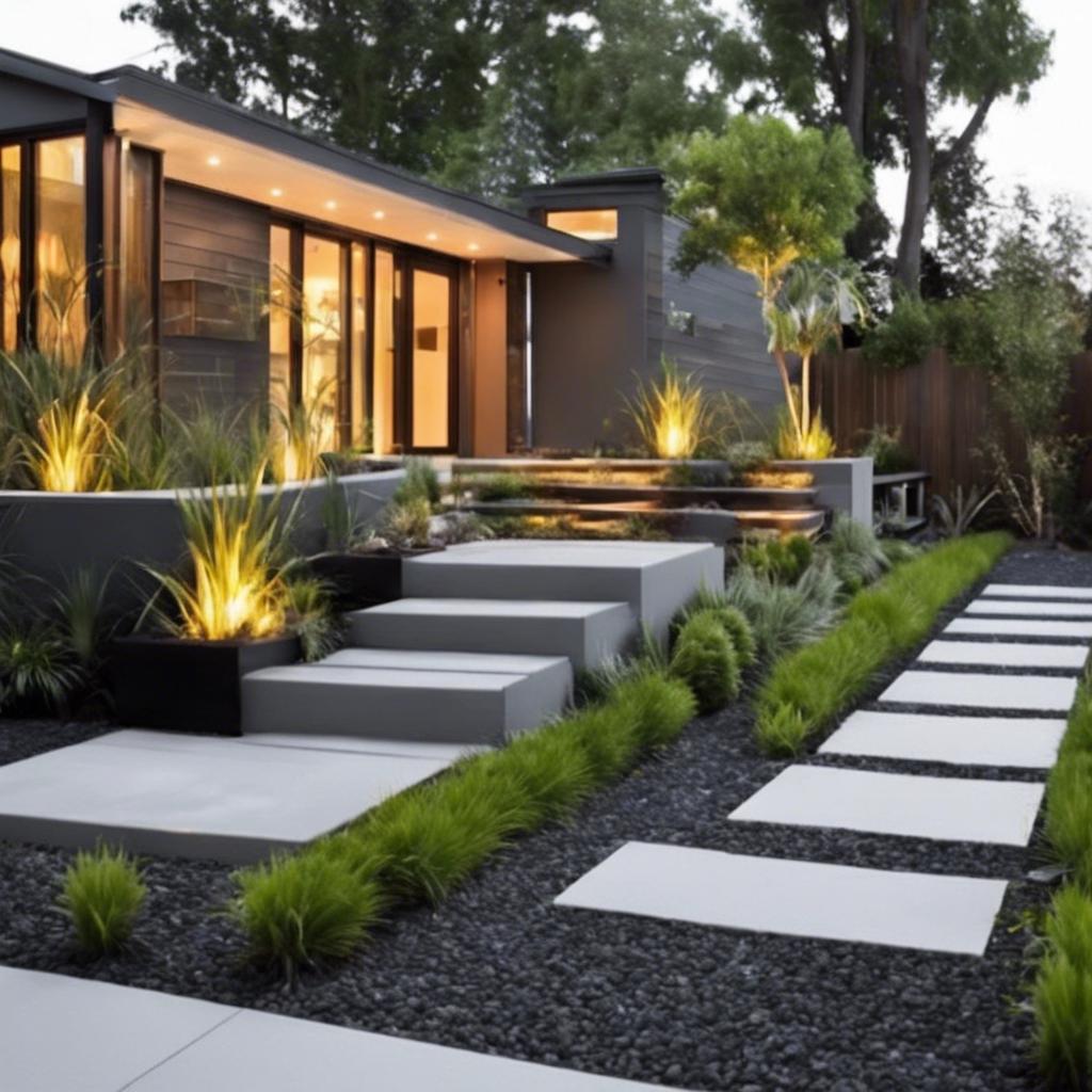 Adding a Touch⁢ of ​Nature with Landscaping in Your ⁣Modern Frontyard​ Design