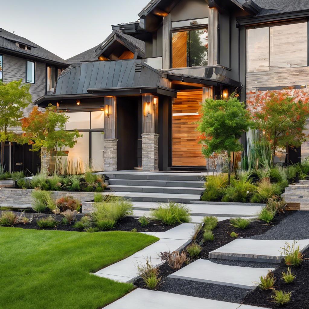 Lighting the Way: ⁤Illuminating Your Modern Frontyard Design