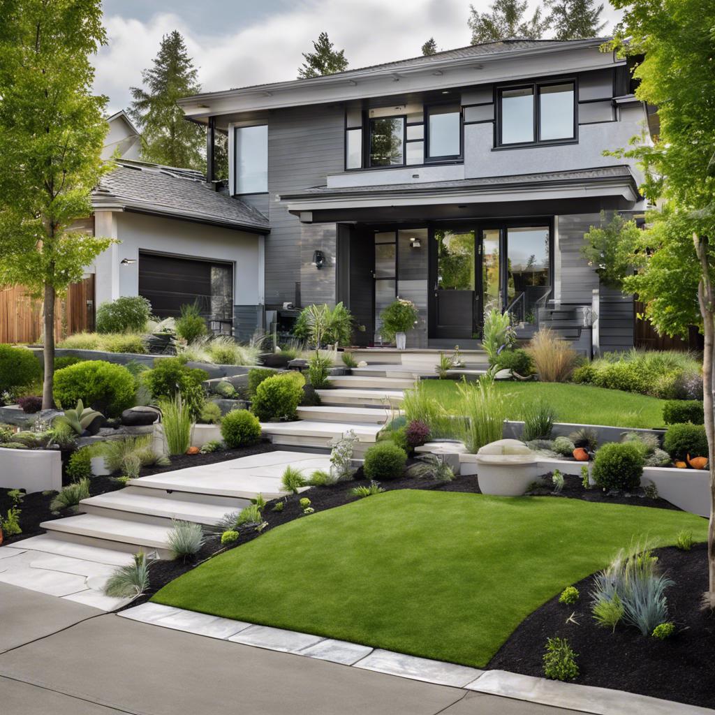 Blurring Lines: Incorporating Indoor Elements in Modern Frontyard Design