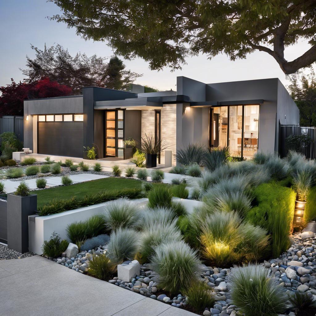 4. Bold and Colorful Plant Choices for Contemporary Front Yards