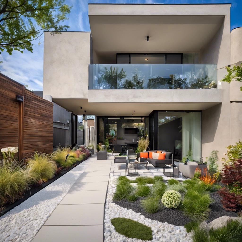 Luxurious Upgrades for Contemporary Frontyard‍ Design