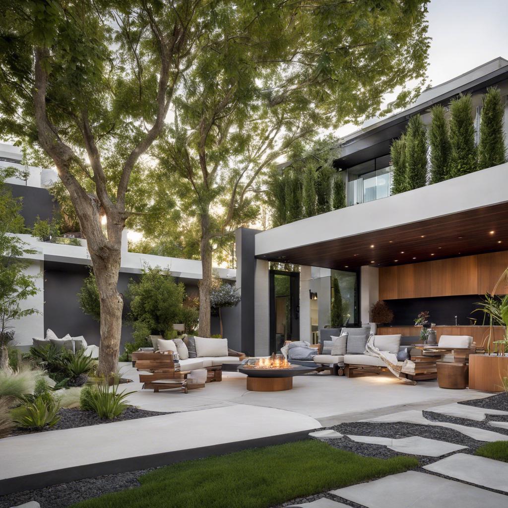 Blending Nature and Architecture ⁤with ⁢Contemporary⁣ Elements‍ in Modern‍ Frontyard Design