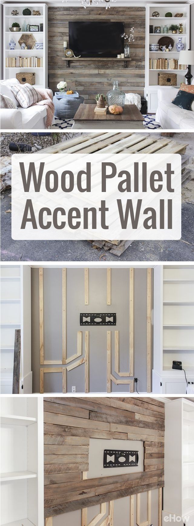 How to Create a Wood Pallet Accent Wall