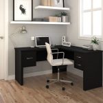 Premium Modern 59" X 53" Corner Black Office Desk