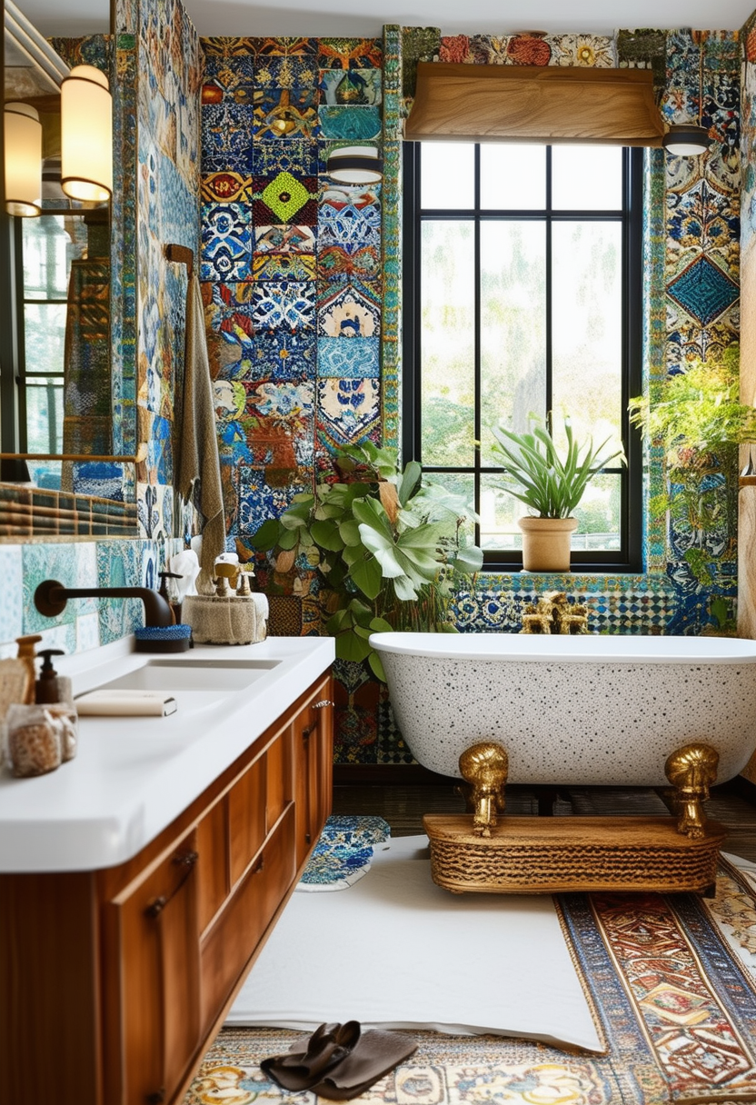 Embracing Variety: Exploring Eclectic Bathroom Designs