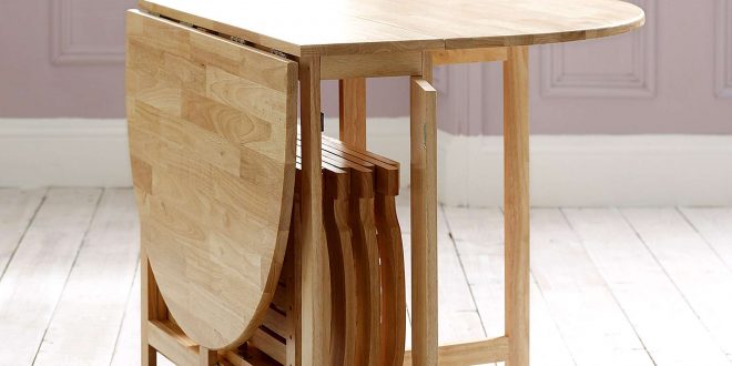 Folding dining table – comfort in small space – Decorifusta