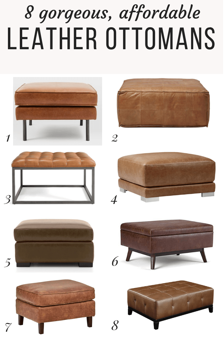 Leather ottoman: past and present