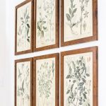 Botany Printable Art and a Wall Decor Hanging Trick