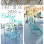 How to Turn Thrift Store Finds into an Outdoor Dining Set