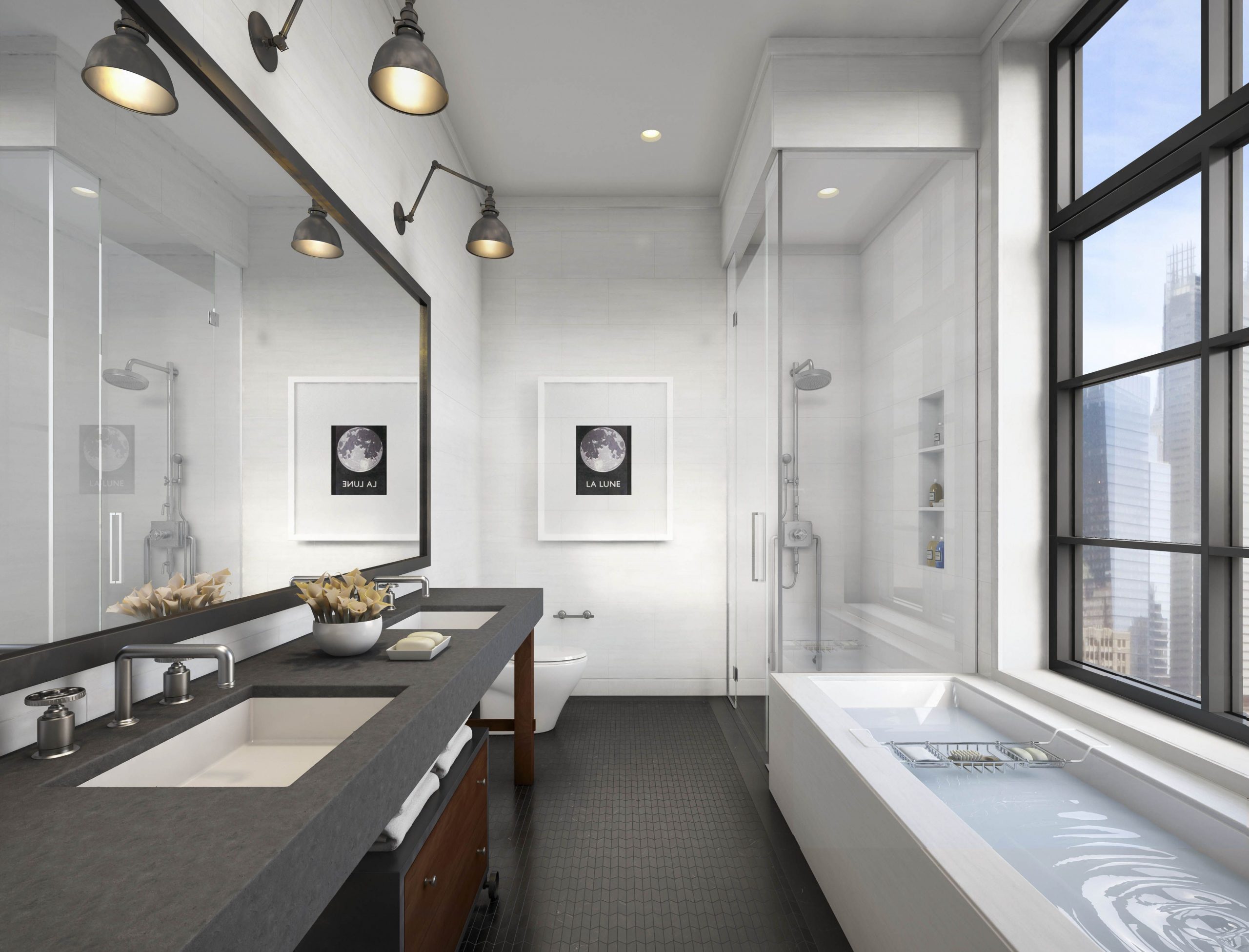 Rectangle Bathroom Design Ideas