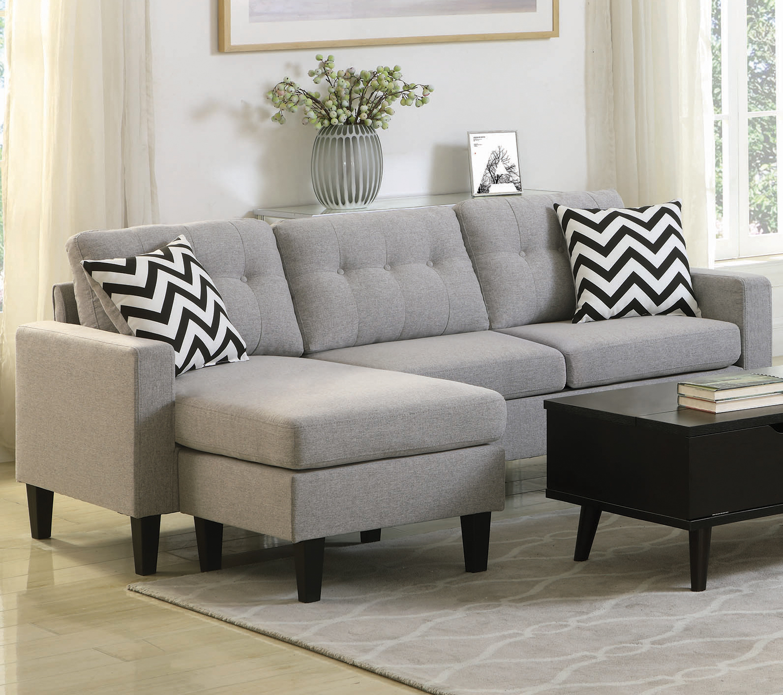 Small sectional sofas for any living room size