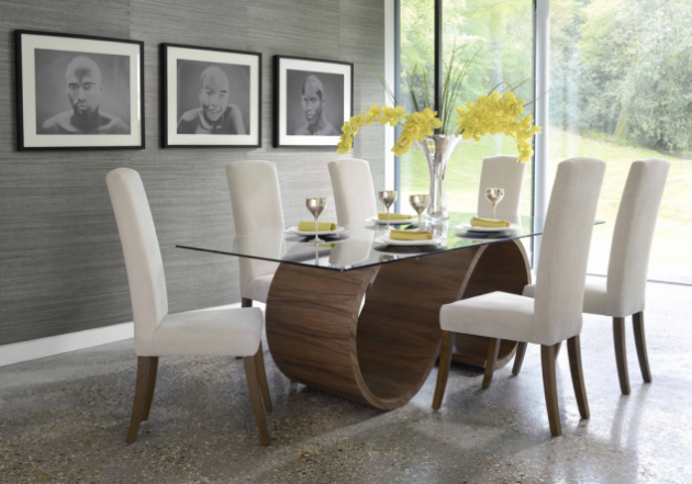 Solid Wood Dining Table Adds Elegance And Chic To The Room