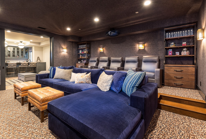 Unique Look for Home Theater Furniture
