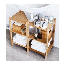 Sink shelf/corner shelf RÅGRUND bamboo